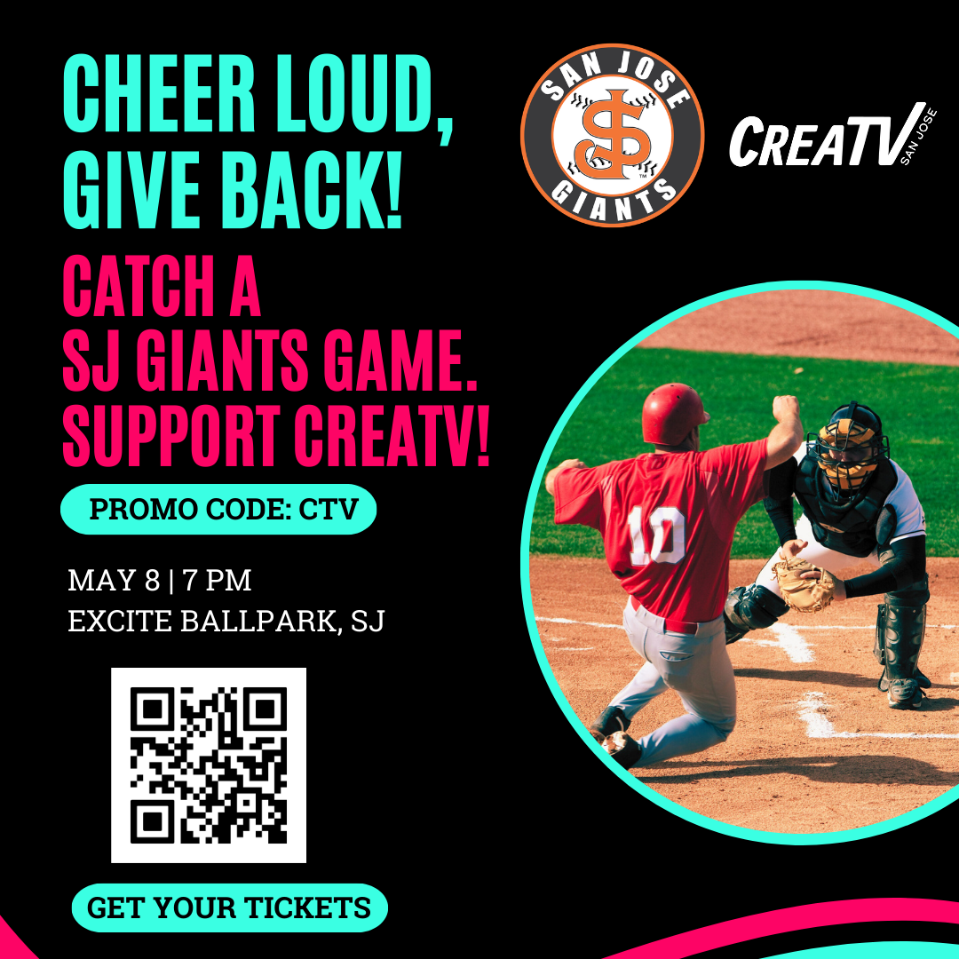SJ Giants game and support CreaTV